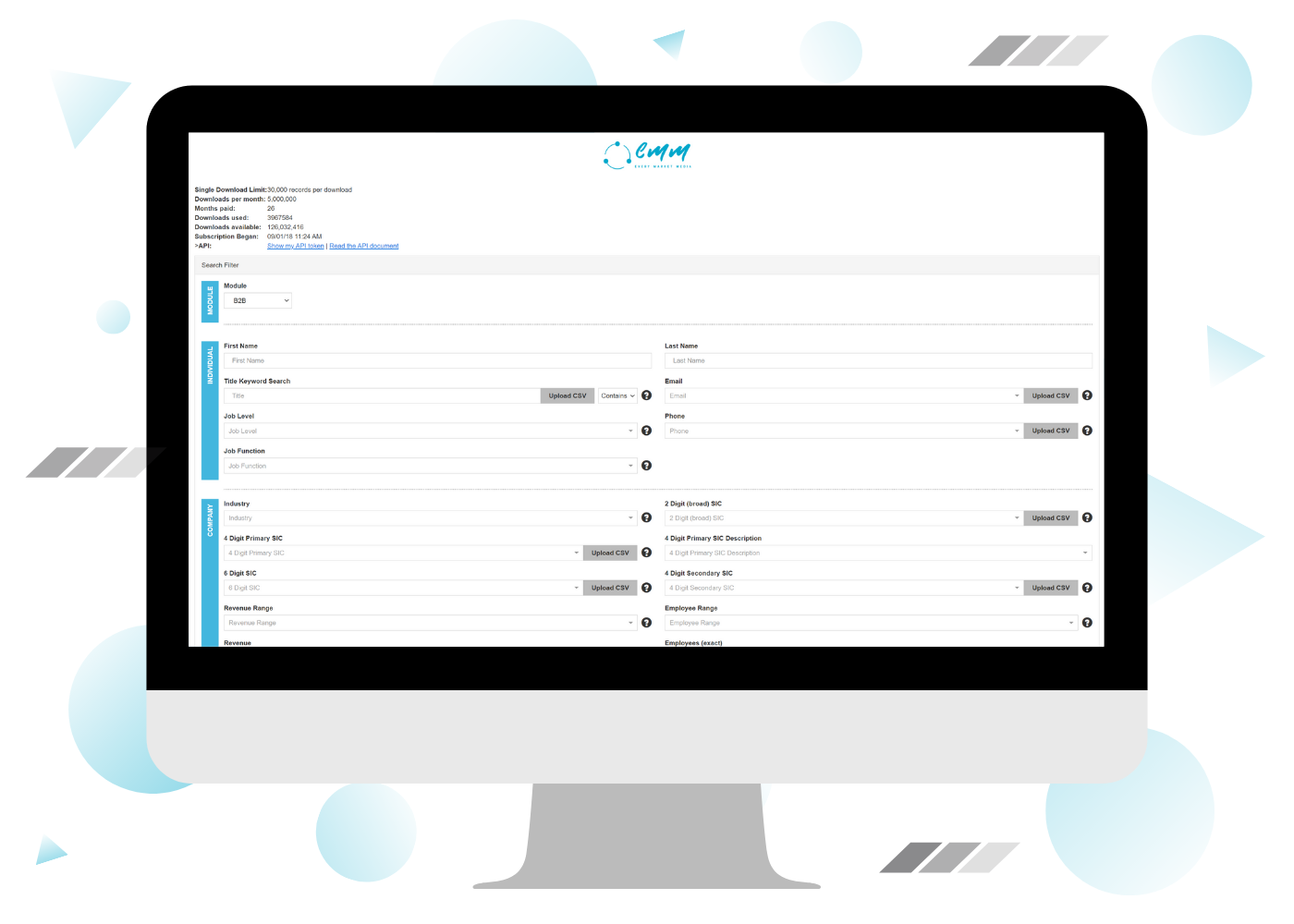 EMMquery online solution